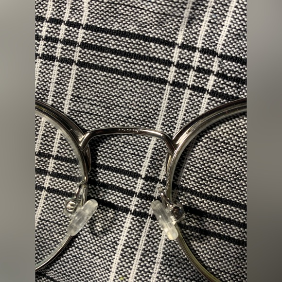 Prada Matte Black and Silver Eyeglass Frames PR 63TV size 52-19 - Picture 11 of 13